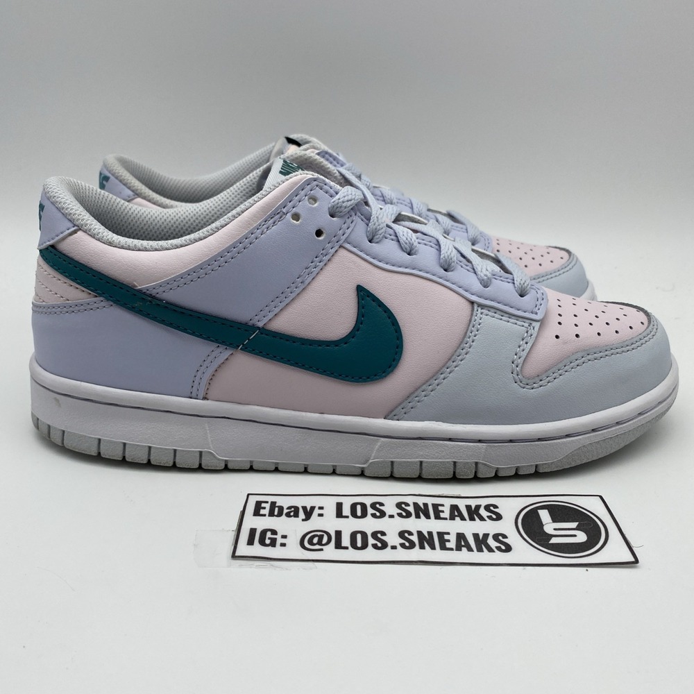 Size 6.5y (GS) - Nike Dunk Low Mineral Teal (FD1232-002) - Picture 3 of 8